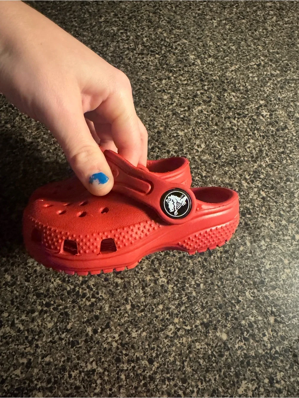 CROCS Baby Classic Clogs In Red Color Size C4